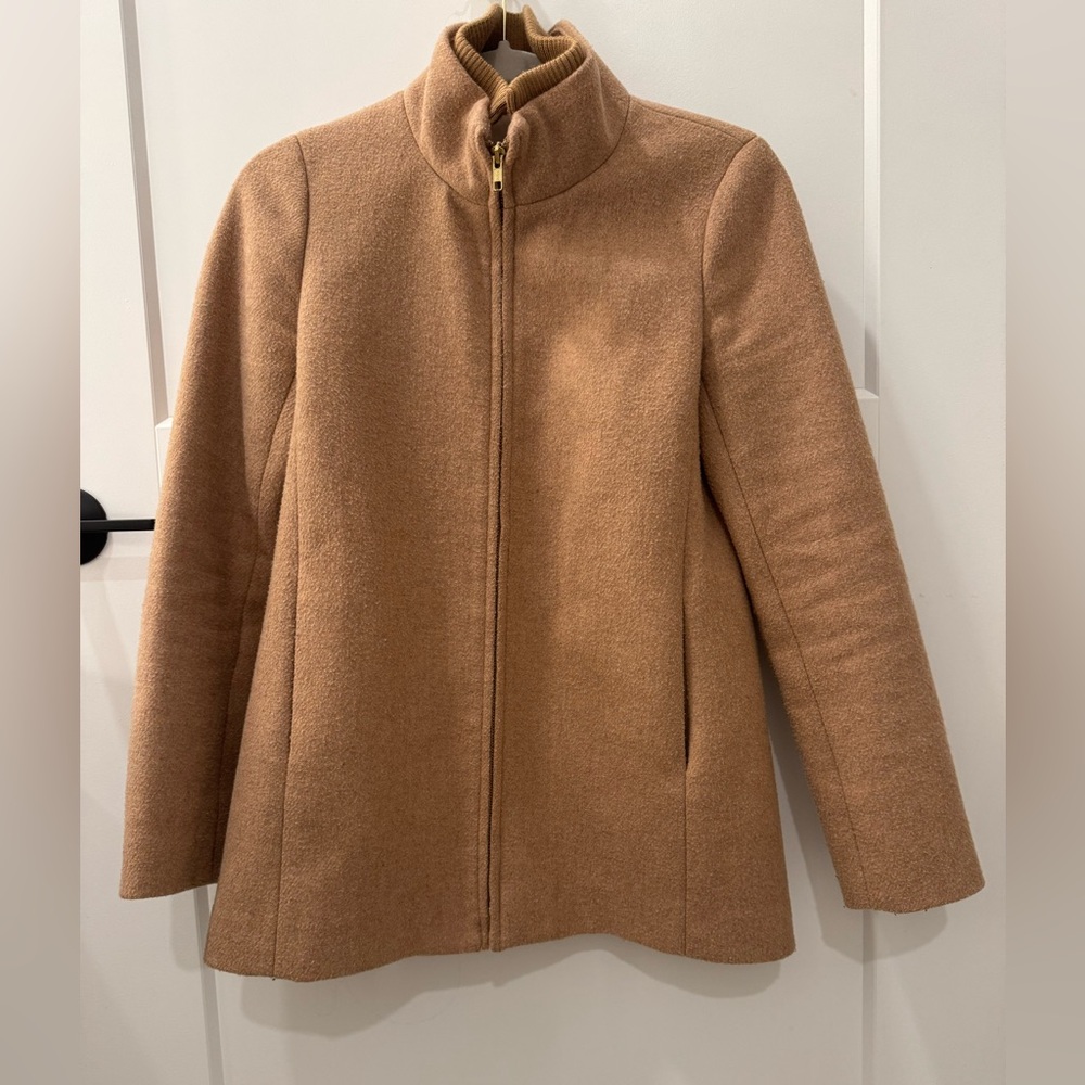 J. Crew Women's Camel Pea Coat